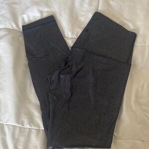 lululemon align legging ribbed *foil